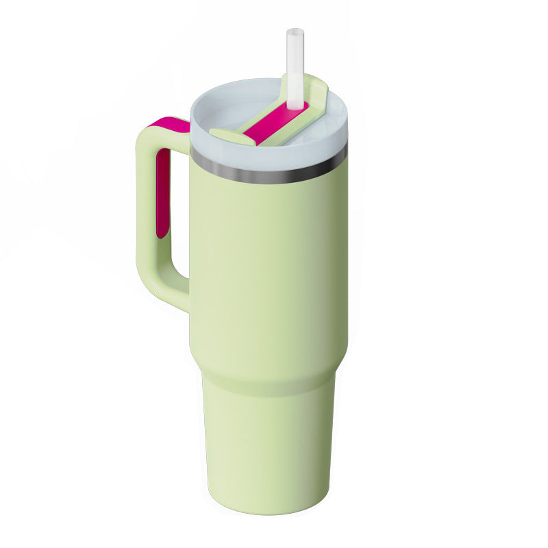 40oz Straw Insulation Cup With Handle