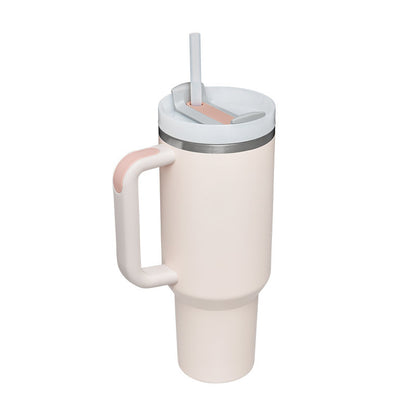 40oz Straw Insulation Cup With Handle