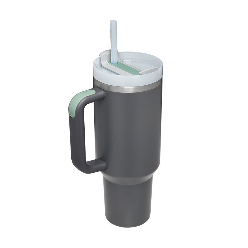 40oz Straw Insulation Cup With Handle