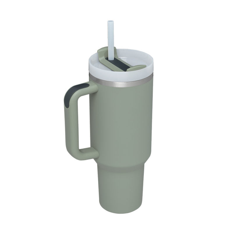 40oz Straw Insulation Cup With Handle